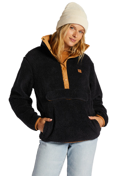 Billabong Switchback Pullover Jacket - Black Sands