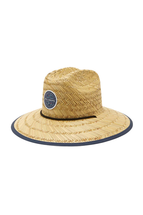 Billabong Tides Patch Straw Lifeguard Hat - Dark Blue