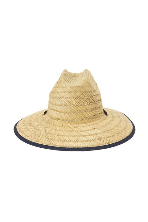 Billabong Tides Print Straw Lifeguard Hat - Pastel - Back