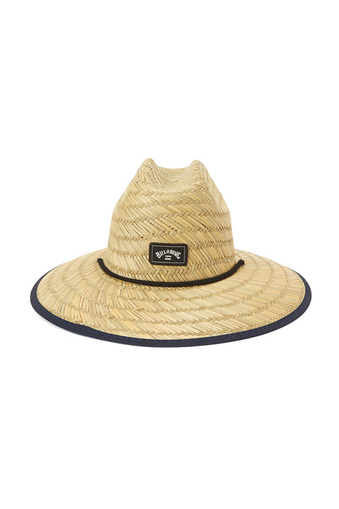 Billabong Tides Print Straw Lifeguard Hat - Pastel - Front