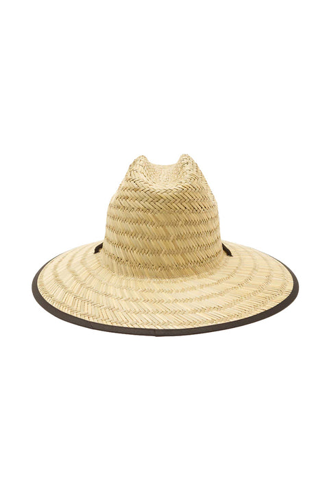 Billabong Tides Print Straw Lifeguard Hat - Splash - Back