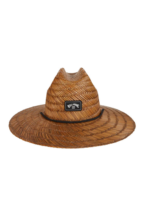 Billabong Tides Straw Lifeguard Hat - Brown- Front