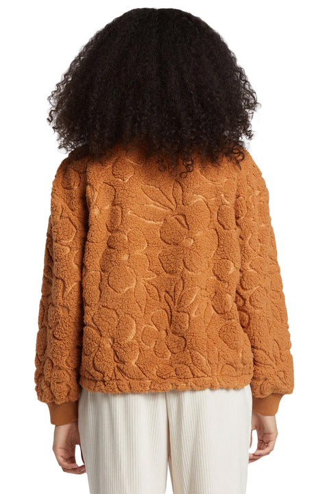 Billabong Time Off Half-Zip Fleece Pullover - Sandalwood- Back