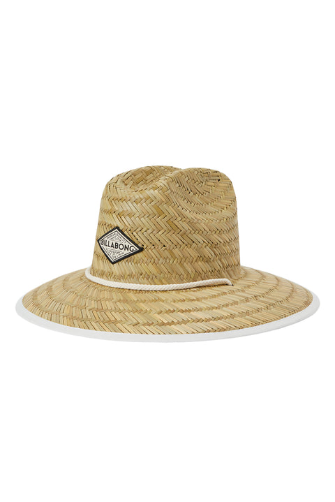 Billabong Tipton Straw Lifeguard Hat - Orange Peel-Side