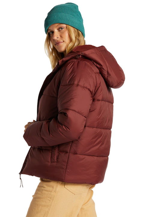 Billabong Transport Puffer 4 Jacket - Rosewood