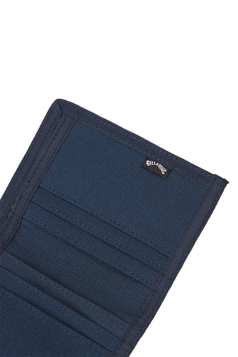 Billabong Tribong Lite Tri-Fold Wallet - Aqua - Open 2