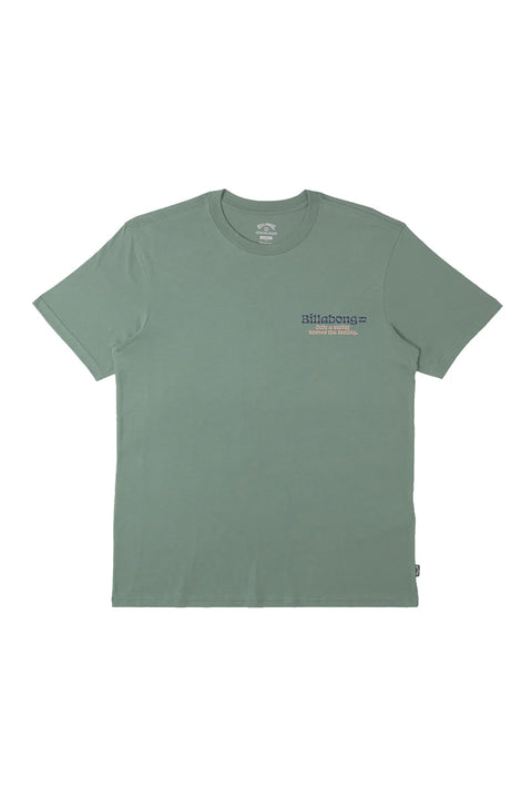 Billabong Twin Fins T-Shirt - Sage- Front