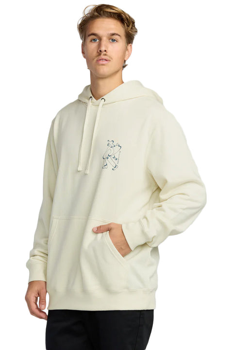 Billabong Up The Beach Pullover Sweatshirt - Off White- Side