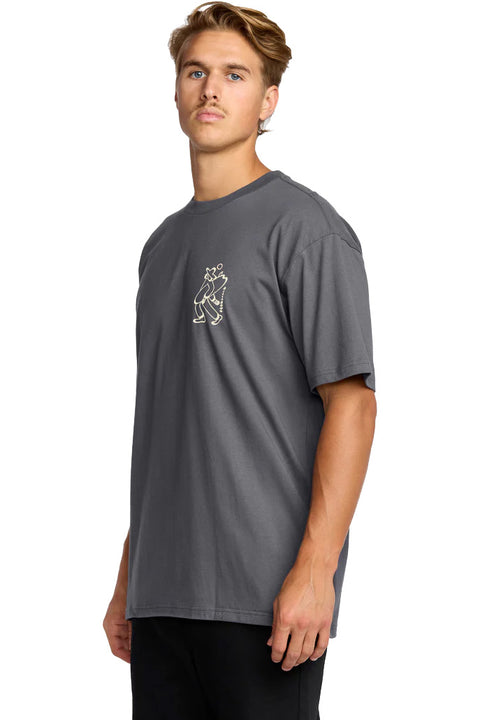 Billabong Up The Beach Regular S/S Shirt - Char- Side