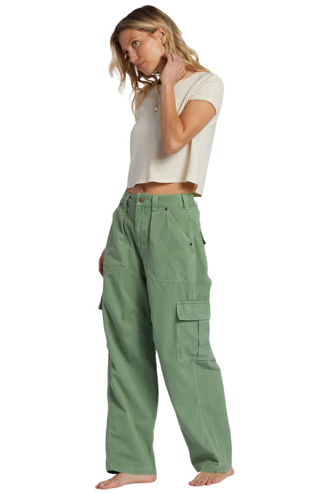 Billabong Walk Along Pants - Cloud Forest - Side