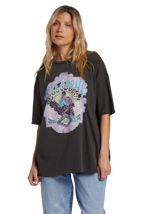 Billabong Warm Waves T-Shirt - Off Black