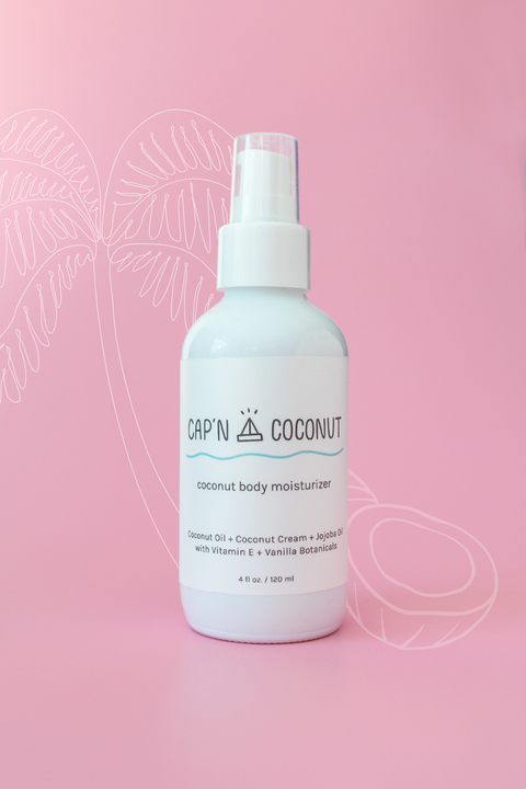 Cap'n Coconut Body Moisturizer- Front