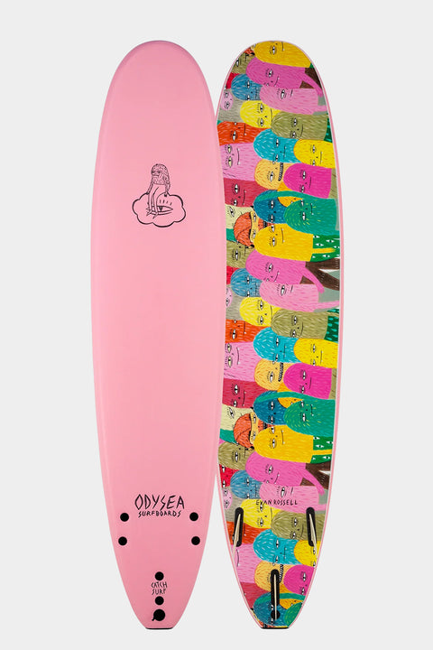 Catch Surf Odysea 8'0" Log X Evan Rossell X Hairyfools - Pink