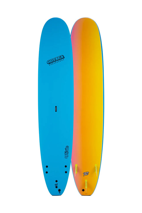 Catch Surf Odysea Log 10'0" Surfboard - Blue- Front and back of board