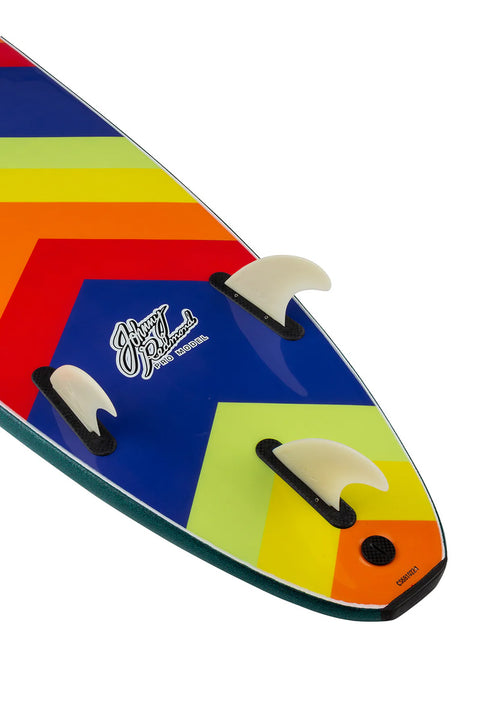 Catch Surf Odysea Johnny Redmond Log 8'0" - Mallard Green- Close up on fins