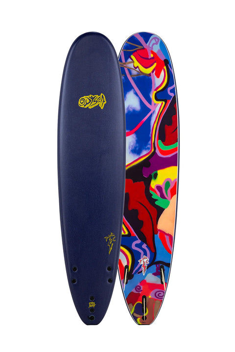 Catch Surf Odysea Todd Diciurcio Log 8'0" - Midnight Blue- Top and bottom shown