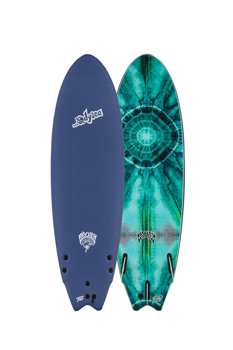 Catch Surf Odysea X Lost 6'5" RNF Surfboard - Midnight Blue- Front and back of board