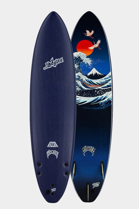 Catch Surf Odysea X Lost 7'2" Crowd Killer Surfboard - Midnight Blue