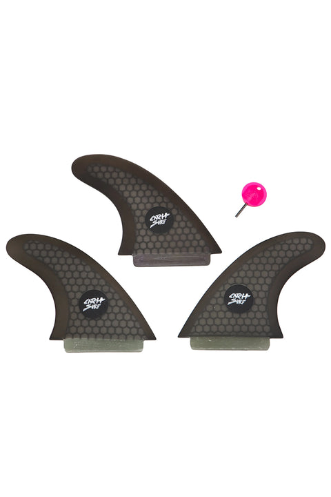 Catch Surf Ultra Hi Performance Tri Fin Set - Black