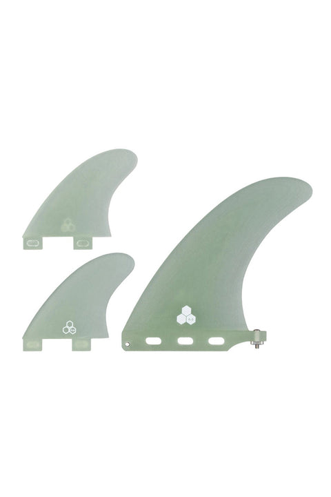 Channel Islands CI Mid 2+1 Fin Set - 3.6" Side Bites