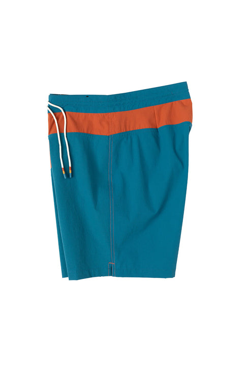 Dark Seas Aliso 18" Boardshort - Blue- Left side