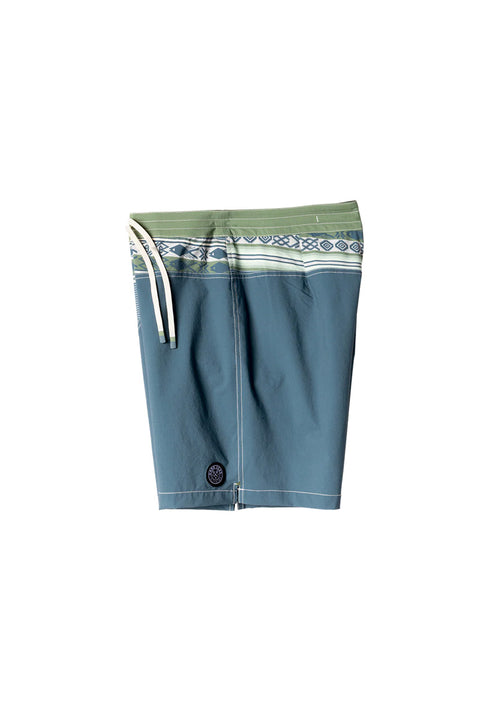 Dark Seas Aliso Boardshort - Storm / Moss- Side