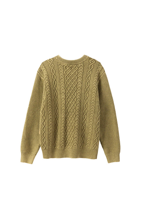 Dark Seas Big Sur Sweater - Moss- Back