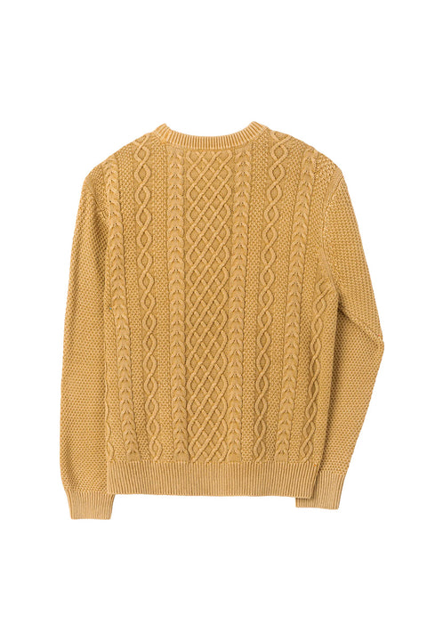 Dark Seas Big Sur Sweater - Tobacco - Back