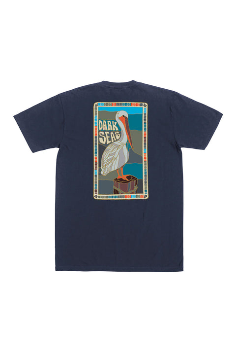 Dark Seas Birds Eye View Pigment T-Shirt - Spellbound- Back
