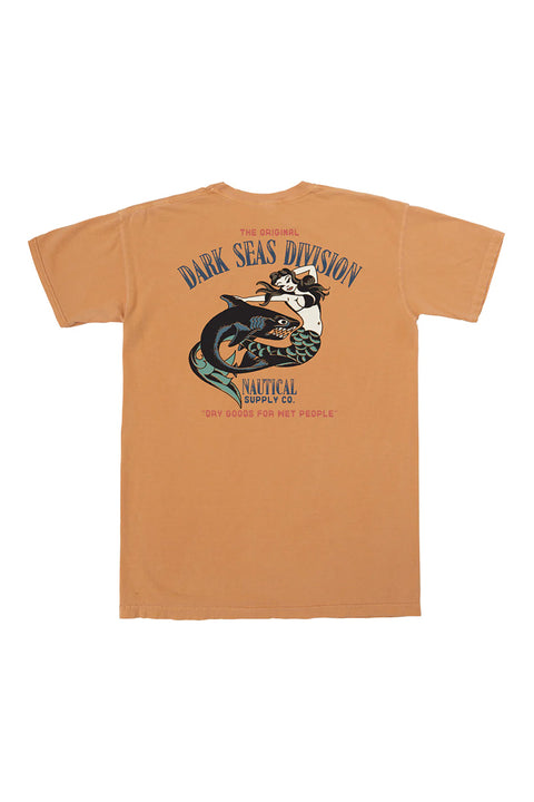 Dark Seas Commitment Pigment Tee - Gold Earth - Back