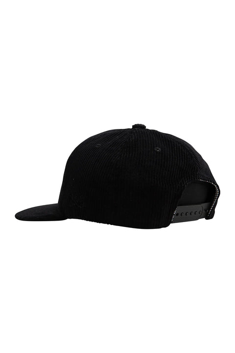 Dark Seas Crisp Hat - Black - Back