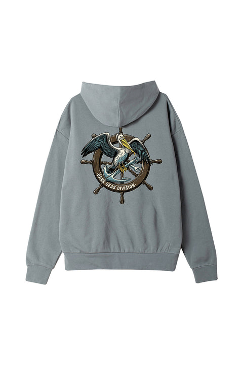 Dark Seas Cutwater Fleece - Blue Magic- Back