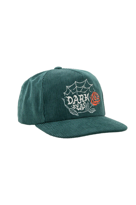 Dark Seas Damask Hat - Green- Front