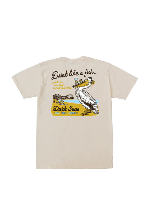 Dark Seas Deep End Premium Tee - Cream