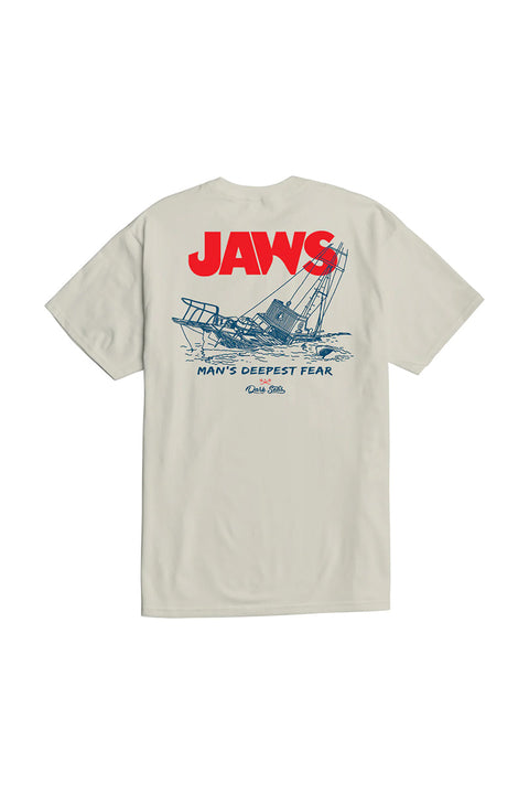 Dark Seas Deepest Fear Stock T-Shirt - Cream- Back