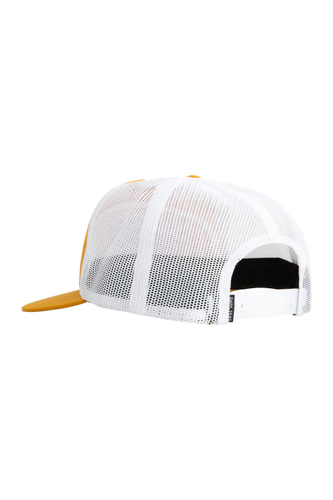 Dark Seas Docker Hat - Gold / White - Back