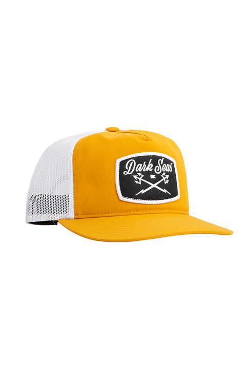 Dark Seas Docker Hat - Gold / White
