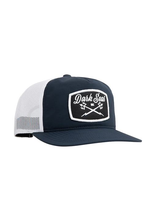 Dark Seas Docker Hat - Navy / White