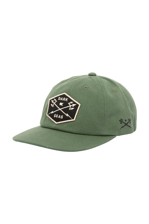 Dark Seas Everest Hat - Green- front