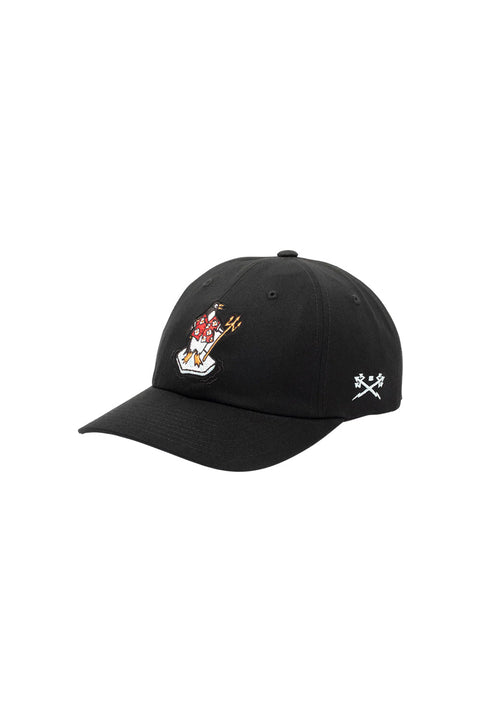 Dark Seas Floater Hat - Black- Front and Side