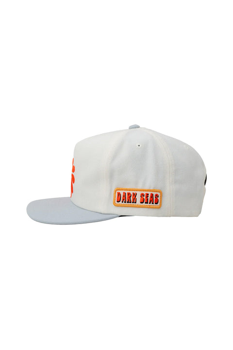 Dark Seas Foil Hat - White / Blue - Side
