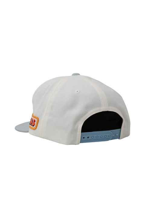 Dark Seas Foil Hat - White / Blue - Back