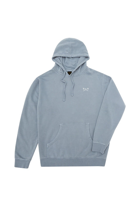 Dark Seas Go To Pullover Sweatshirt - Slate Blue- Front