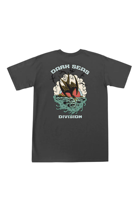 Dark Seas Iwa Tee - Charcoal - Back