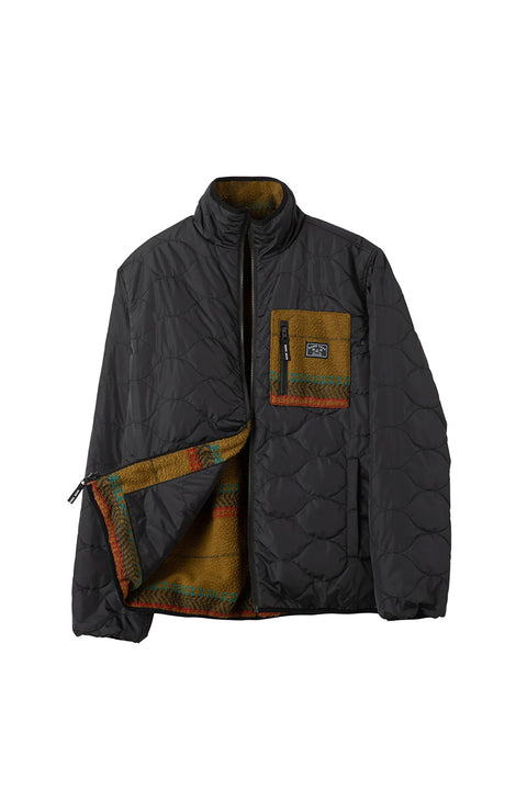 Dark Seas Los Osos Jacket - Black - Reverse 2