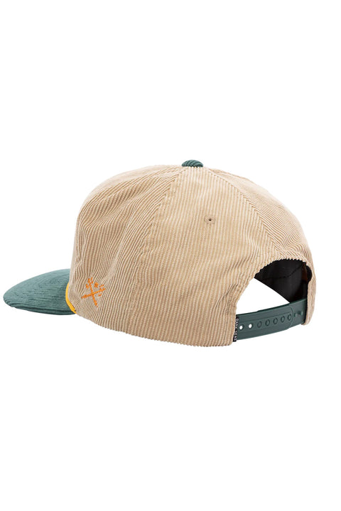 Dark Seas Loyal Hat - Khaki / Green- Back