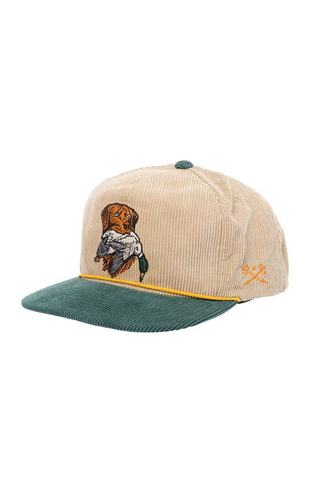 Dark Seas Loyal Hat - Khaki / Green- Front