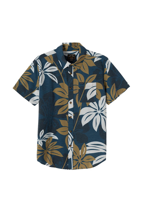 Dark Seas Madagascar UV SS Shirt - Navy- Front