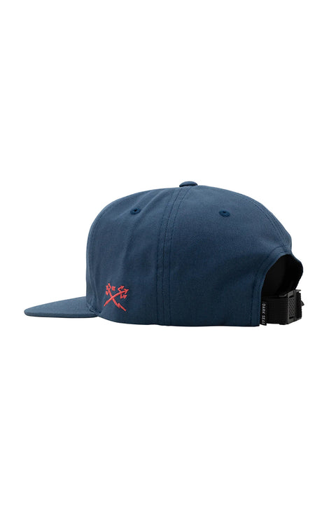 Dark Seas Meanie Hat - Navy - Side