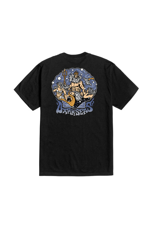 Dark Seas Neptune Stock Tee - Black